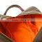 Leather waxed canvas travel men Toiletry bag shaving kit wash bag pouch