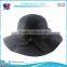 Classical black felt hillbilly hat bodies wool felt hat