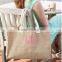 Wholesale Boutique Monogrammable Burlap Tote Bag