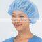 2016 Most Popular disposable blue 21'' non-woven nurse cap