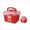0.8L 1L 1.5L 3L 5L 7L 15L 20L Red Plastic Sharps Containers
