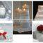 24 Rows Silver Wedding Decoration Rhinestone Ribbon