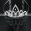 New arrived fashion rhinestone crystal silver plated princess tiara & crown wholesale