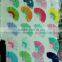 plastic pp hand fan/custom printed strawberry plastic Seven folding fan