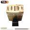 High Quality Wood 5-slot Knife Block With SS Support