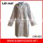 white color 100% cotton lab coat