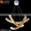 Yellow Light Pendant Light Stars Bright Pendant Lamp LED Crystal Pendant Lights OM9029-2W