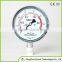Electro contact pressure gauge with flange
