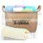 Small Cute Desktop Organizer Bag Case, Foldable Waterproof Printed Basket Basket