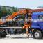 10ton timber crane on truck, Model No.: SQ200ZB4, hydraulic crane with foldable arms