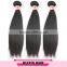 Wholesale 7a unprocessed Peruvian virgin hair sliky straight hair extension cheap real human hair extension