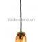 Manufacturer's hot sales glass bottle light for dining room,cafe bar,restaurant