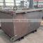 Large steel garbage skip bins