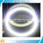 Auto Halo Ring COB Led Headlight Car Angel Eyes Kit Led Monty Eyes Lens Foglights With Lampshades