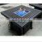 48" x 48" Square Chat Fire Pit Table - Outdoor FirePlace Fire Pit Heater Back Yard Propane Gas Patio Table Furniture