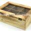 light burned wooden tea box,pine burned tea box,wooden tea bag box