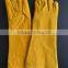 Brown cow split leather and excellent for winter hand safety
