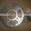 CNC motorcycle sprocket TITIAN150 43T for 428 type drive chain model with steel material china wholesales