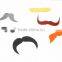 2016 Wholesale Funny Silicone Mustache Wine Glass Ring Markers