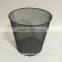 Metal mesh round waste paper bin office trash can garbage basket for sale