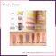single color Glitter Mineral Pigments waterproof eyeshadow with palette