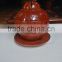 Tomato shaped pot with lid, elegant wooden pot from Vietnam
