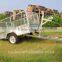 6x4ft Hot Dipped Galvanized Fully Weld Single Axle Trailer With Steel Cage Used For Farm