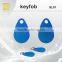 Environmental-friendly ABS RFID NFC keyfob/key fob