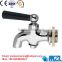New product chrome plated brass tap for beer barrel, juice dispenser made in China