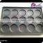 15 grooves aluminum alloy one-stage molding teflon Burger Baking Tray/hamburger baking tray