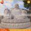 Granite Stone Seated Laughing Buddha Statue