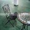Deluxe mosaic bistro set