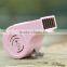 Creative mini fan summer hand-held whistle Cool fan new ultra-thin portable two tranches variable speed fan