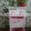 Bedside Cabinet Europe Style White Laundry Cabinet With Pink Drawers Cute Wooden White Wicker Cabinet
