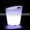 plastic RGB light ice bucket-for 5 or 6 bottles