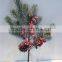 Home garden decorative 60cm Height artificial white hanging pine tree leaf branches ERSY11 2102
