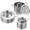 10pieces cookware set with glass lid and fashionable design