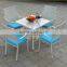 outdoor new premium dining table set cafe furniture wholesale outdoor patio furniture