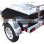 48" X 28" X 19" Aluminum White Plate Enclosed Motorbike Motorcycle / Car Trailer For Sale