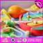 2017 New design fruit shape multi-function wooden music toys for toddlers W07A118
