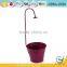 10 inch garden iron and zinc powder coated wedding buckets flowers metal planter bucket
