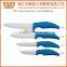 A3214 Unique Quality 4pcs Ceramic Blade Knife Set with Plastic Handle