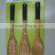 durable bamboo cooking tool sets with colored handle