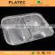 Disposable sealable aluminium foil food tray with lid for hotel takeaway