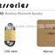 newest wireless mini portable bamboo bluetooth speaker