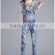The new spring and summer jumpsuits han edition students loose denim overalls/ suspender trousers/trousers with braces