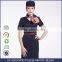 Custom Black Colours Slim Fit Stewardess Dress