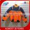 navy high visibility reflective safety jacket