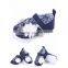 Baby Pre-Walker Flower Appliqued Dress Solid White Mary Jane Infant Shoes colourful