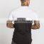 96% Cotton 4% Elastane Mens Gym Fitted Extend Long T-Shirt Short Sleeve Curved Hem Long Tee Tapered 2 Tone Panelled T Shirt
